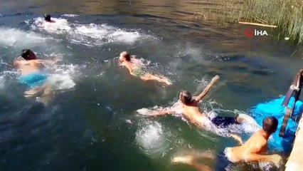 Baraj gölünde tehlikeli serinlik