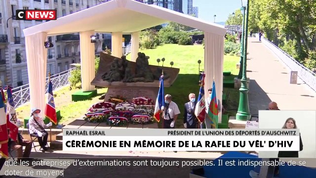 Cérémonie en mémoire de la rafle du Vel d'Hiv