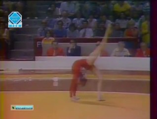Maria Filatova - FX TO - Montreal 1976 Olympic Games