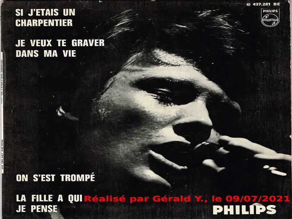 Johnny Hallyday_La fille à qui je pense (Clip 1966)karaoké