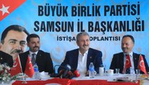 BBP Genel Başkanı Mustafa Destici, Samsun'da konuştu