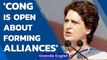 Priyanka Gandhi Vadra says Cong to keep an 'open mind' about forming alliances in UP | Oneindia News
