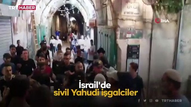 Fanatik Yahudilerden Mescid-i Aksa'ya 'polis korumalı' baskın