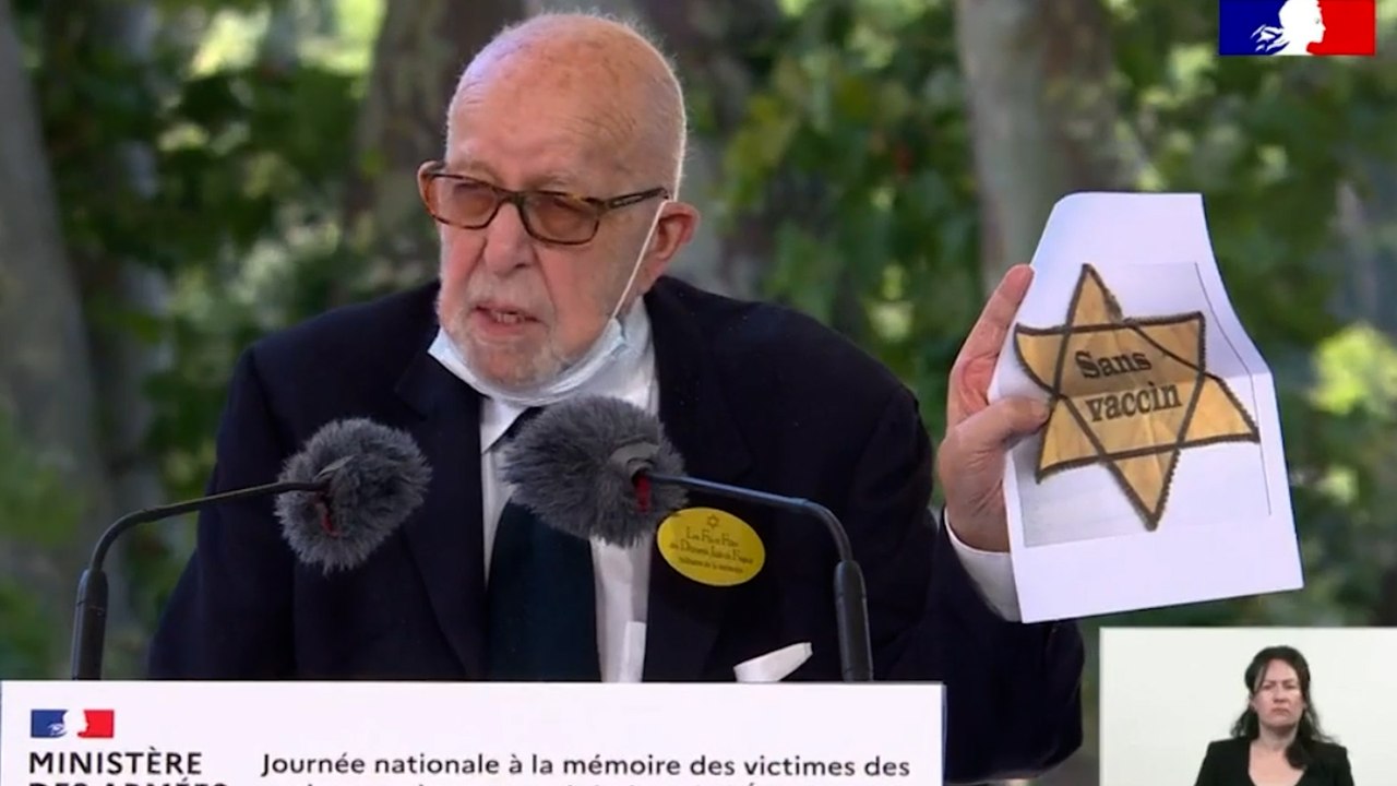 « L’étoile jaune, je l’ai encore dans ma chair» : le message d’un rescapé du Vél d’Hiv aux anti-vax
