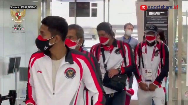 Atlet Indonesia, Pelatih serta Ofisial Olimpiade Tokyo Tiba di Tokyo, Jepang