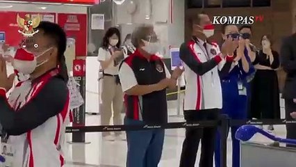 Dubes Heri Akhmadi Sambut Tim Olimpiade Indonesia yang Tiba di Jepang