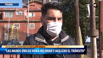 "Las manos únicas van a mejorar y agilizar el tránsito"