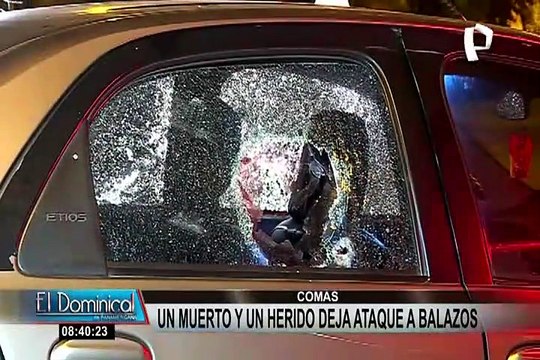 Comas: matan a balazos a extranjero y su acompañante quedó gravemente herido