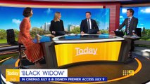 Karl freaks out over black widow spiders after Marvel movie trailer _ Today Show Australia