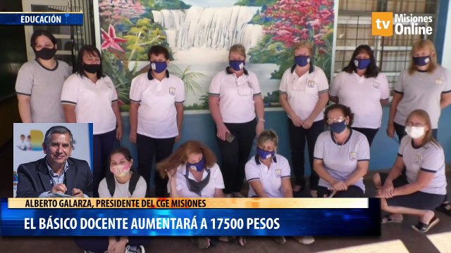 El básico docente aumentará a 17500 pesos