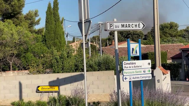 Martigues : un départ de feu vers La Couronne