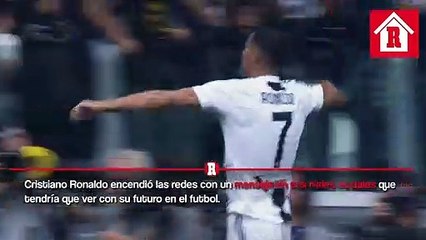 Cristiano Ronaldo encendió las redes con un mensaje en sus redes sociales