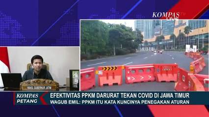 Efektivitas PPKM Darurat Tekan Corona di Jawa Timur, Ini Kata Wagub Emil Dardak