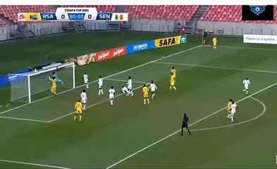 Les xons de Joseph Koto lors la finale de la coupe Cosafa