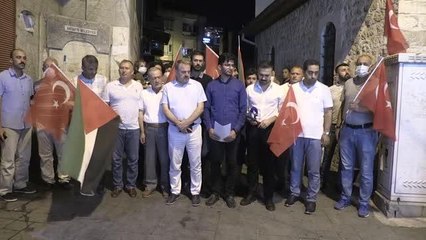 HATAY/OSMANİYE - Fanatik Yahudilerin Mescid'i Aksa'ya saldırıları protesto edildi