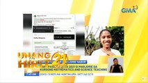 Unang Hirit: Estudyanteng binu-bully noon, nakapasa sa University of the Philippines!