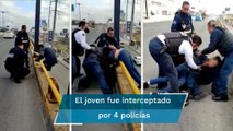Policías de SLP frustran suicidio de joven