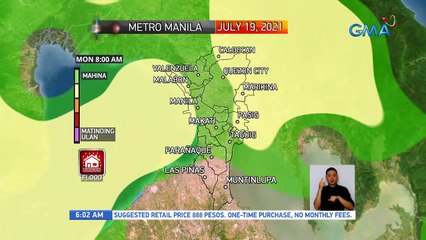 Hanging Habagat, magpapaulan sa malaking bahagi ng bansa | UB