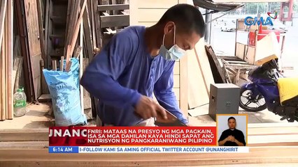 FNRI: Mataas na presyo ng mga pagkain, isa sa mga dahilan kaya hindi sapat ang nutrisyon ng pangkaraniwang Pilipino | UB