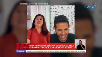 GMA News icon Jessica Soho isa sa mga kinuhang instructor sa Nas Academy | UB
