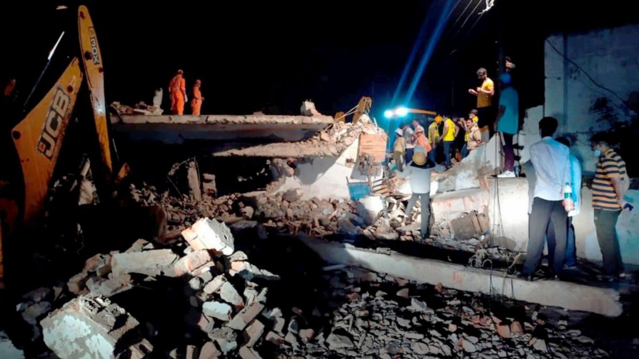 Nonstop: 3-Storey building collapses in Gurugram, One Dead