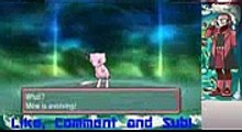 Mew evolving to Arceus in Pokemon Omega Ruby and Alpha Sapphire ORAS HACK (2)