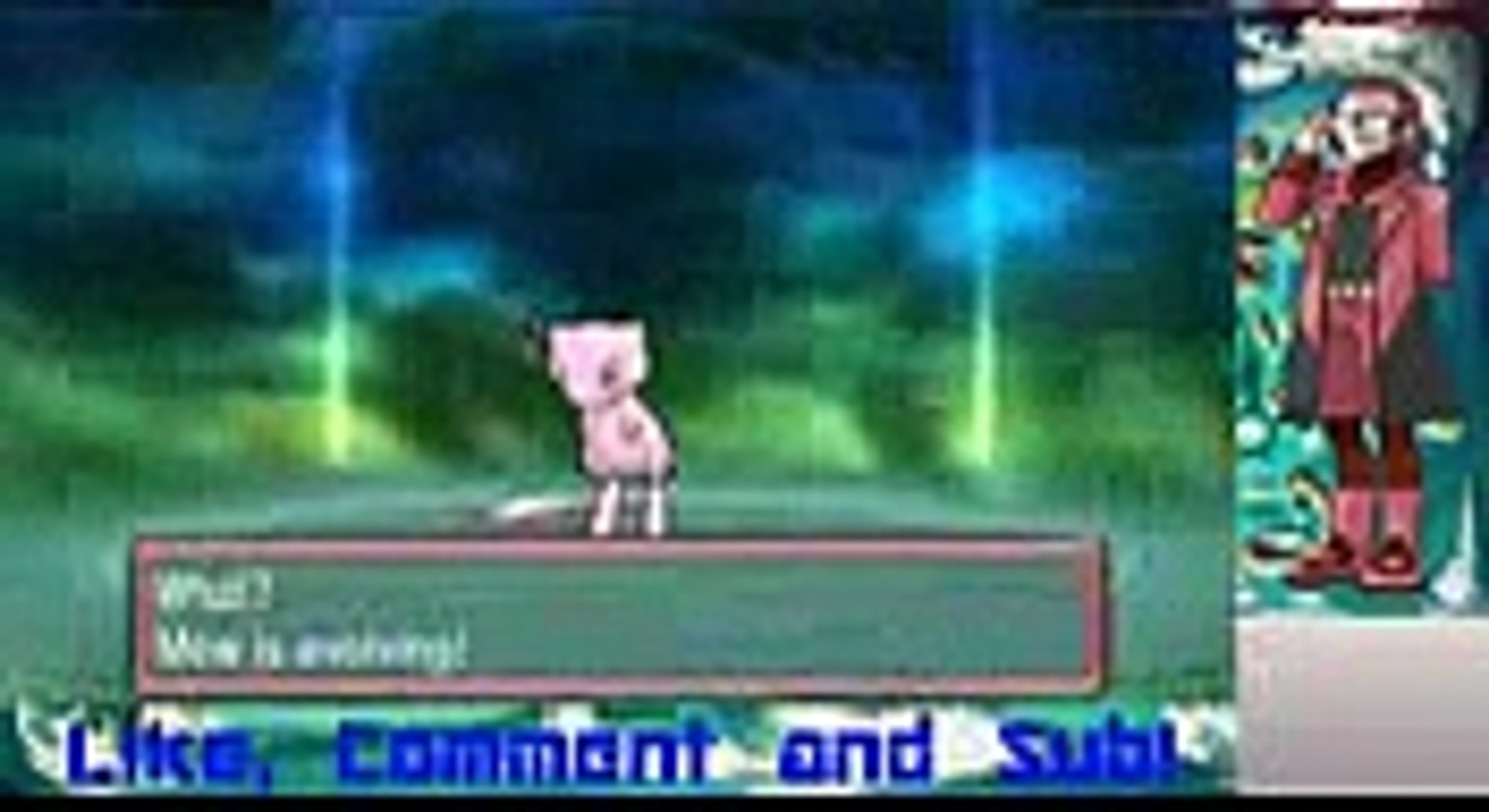 Mew Evolving To Arceus In Pokemon Omega Ruby And Alpha Sapphire Oras Hack Video Dailymotion