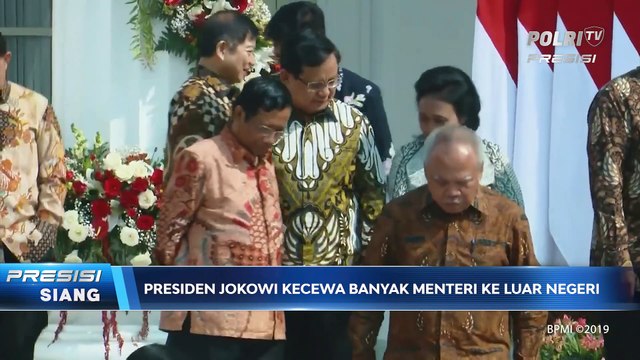 Presiden Jokowi Melarang Menteri ke Luar Negeri