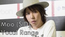 Mao (SID) Vocal Range