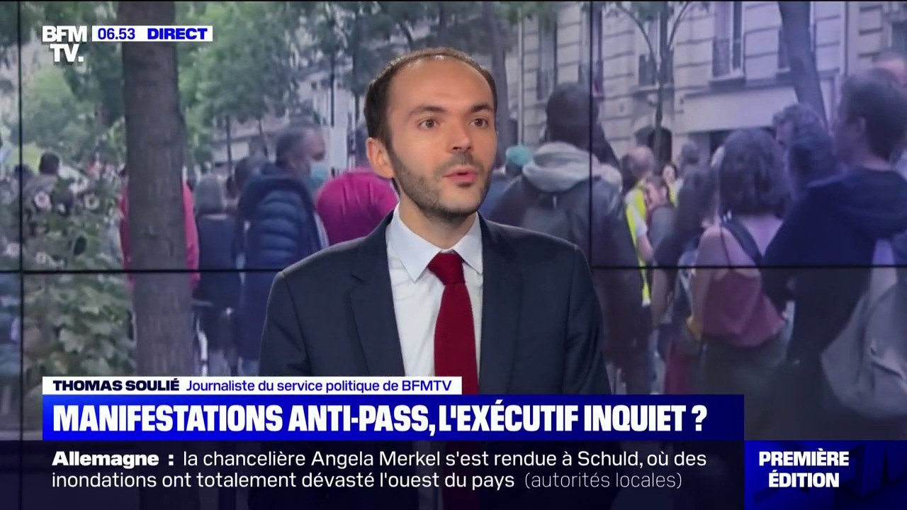 Manifestations anti-pass sanitaire: l'exécutif appelle à la fermeté