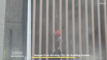 Dramatic Scenes Toddler & People rescued From Burning Building South Africa