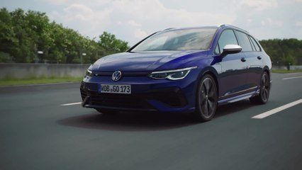 The new Volkswagen Golf R Variant Driving Video
