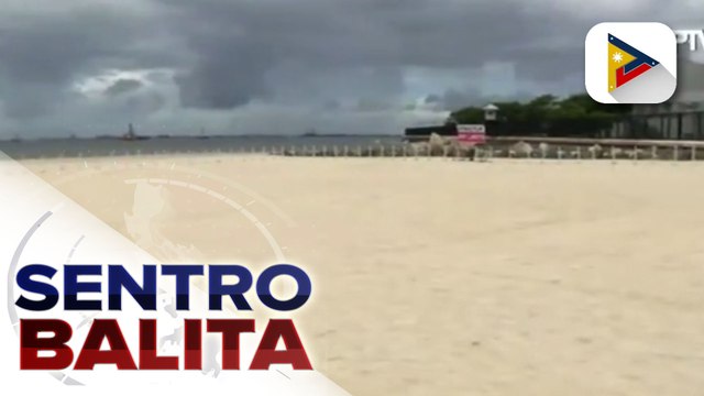 Dolomite beach sa Manila Bay, muling binuksan sa publiko; bilang ng mga pinapayagang pumunta sa dolomite beach, limitado