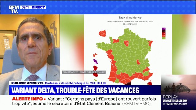 Vaccination: le professeur Amouyel rappelle qu' on n'a pas d'autres solutions face à l'expansion du variant Delta