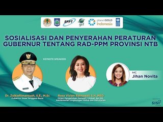 Katadata Forum Virtual Series Sosialisasi dan Penyerahan Peraturan Gubernur tentang RAD-PPM Provinsi