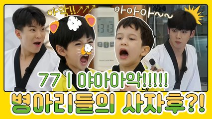 77ㅣ야아아악!!!!! 노란 띠를 갖기 위한 병아리들의 사자후!◥◣‸◢◤