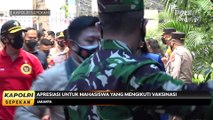 KAPOLRI SEPEKAN : Panglima TNI dan Kapolri Meninjau Vaksinasi Covid-19 Massal di Beberapa Wilayah dan Membagikan Sembako Kepada Warga Bandung Jawa Barat.(1/3)