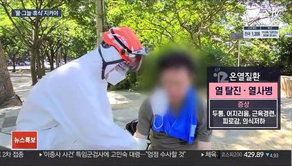 폭염에 급증한 온열질환…"물·그늘·휴식 충분히"