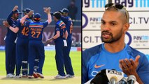 Ind Vs SL : Prithvi Shaw & Ishan Kishan Finished The Chase In 15 Overs - Dhawan | Oneindia Telugu