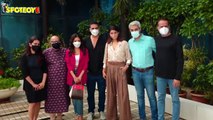 Ram Setu Team Akshay Kumar, Jacqueline Fernandez & Nushrrat Bharuccha At Abunduntia Entertainment