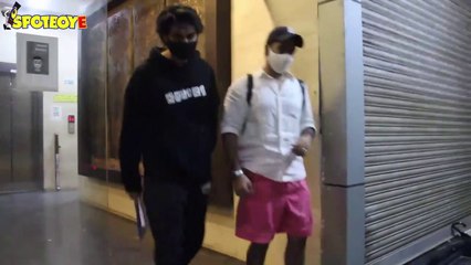 Kartik Aaryan & Rohit Dhawan Clicked Post Meeting