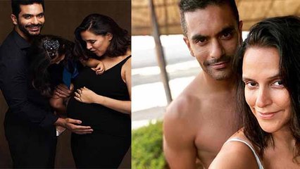 Neha Dhupia दूसरी बार हैं Pregnant,Baby Bump flaunt कर share की खुशखबरी | FilmiBeat