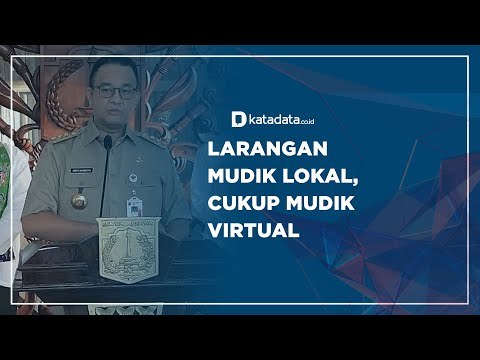Larangan Mudik Lokal, Cukup Mudik Virtual | Katadata Indonesia