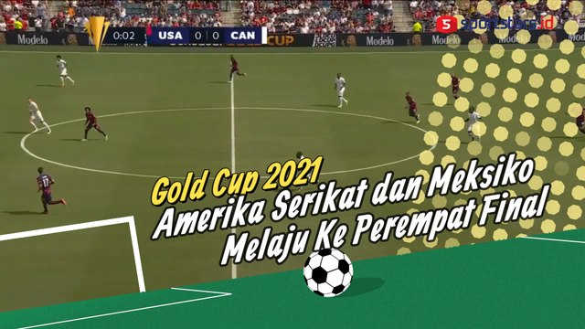 Gold Cup 2021 : Amerika Serikat dan Meksiko Melaju Ke Perempat Final