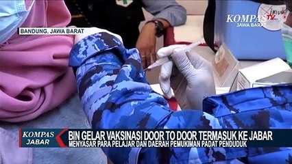 Begini Nih, Vaksinasi door to door Ala BIN di Jabar