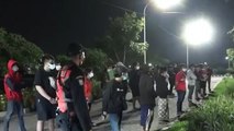 Pelanggar PPKM Darurat di Surabaya Diajak Tur ke Kuburan