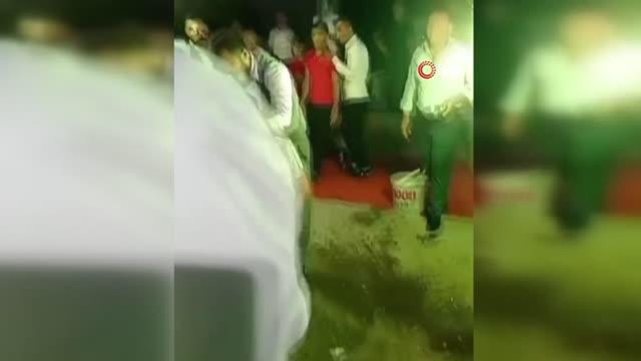 Damadın kardeşine düğünde işkence gibi eğlence