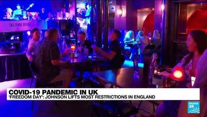 'Freedom day' in England despite warnings as virus surges worldwide