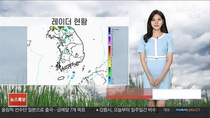 [날씨] 내일까지 강한 소나기…모레 서울 36도 예보
