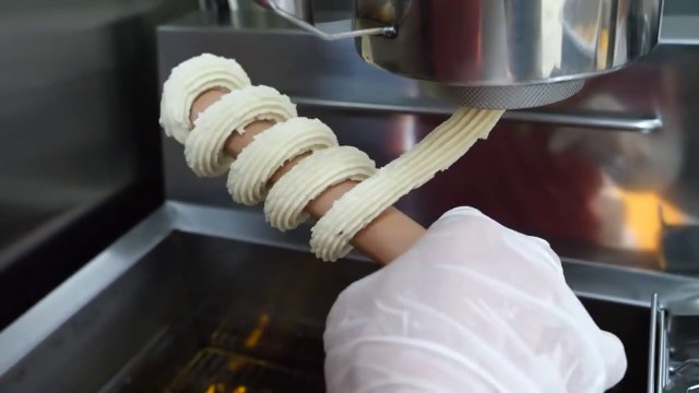 Churros Cheese Hot Dog, Chocolate Churros - Korean Street Food